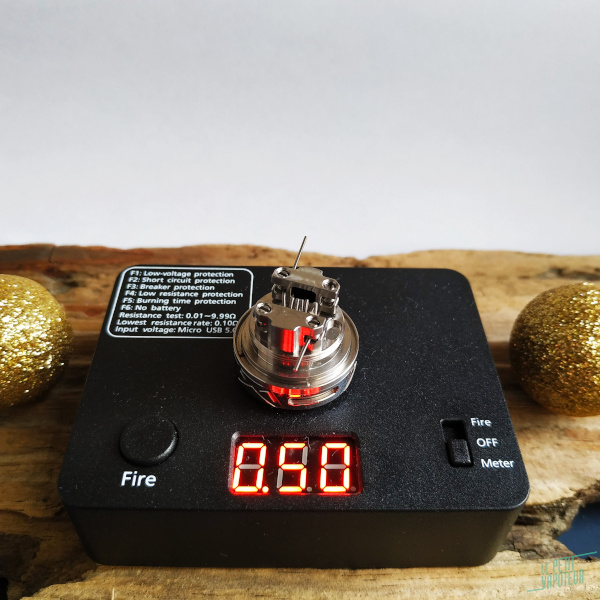 Article Ohmmetre Vape District coil LPV